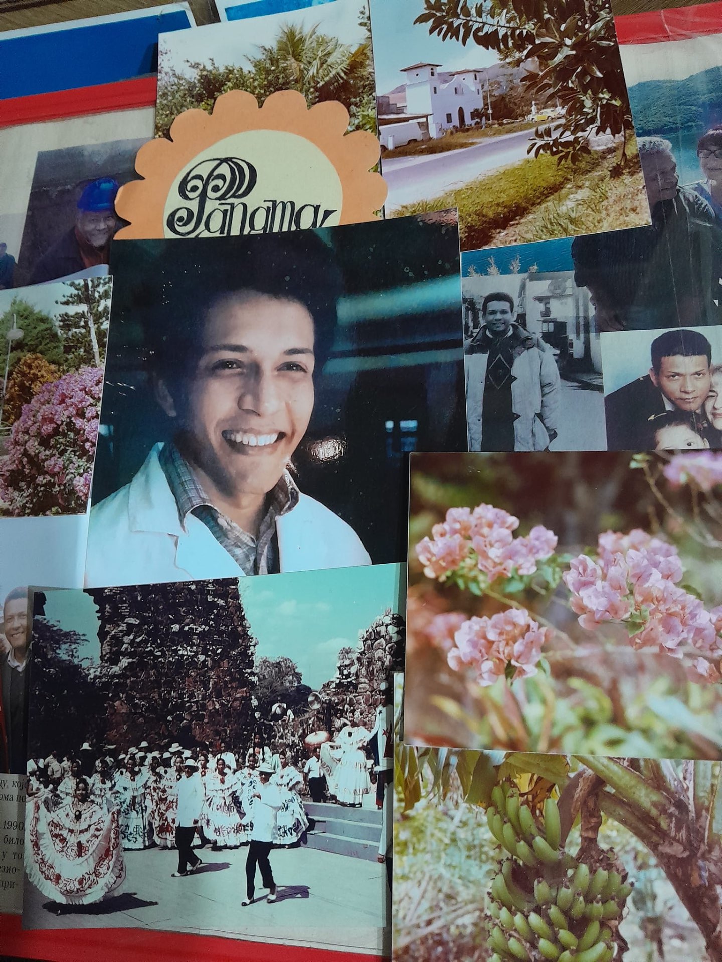 Kolaž fotografija — Panama, Naheli i porodica